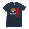 respect batle royal gaming Ladies Fitted T-Shirt