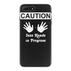 caution! jazz handsfunny jazz dance comic boogie camp trumpet iPhone 7 Plus Case