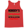 nobody's walking out on this fun old fashioned family christmas we're Tank Top