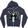 Killerbunny2007 Rainbow Overflow Zipper Hoodie