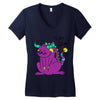 monster Women's V-Neck T-Shirt