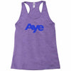 vote aye for scotland scottish yes independence Racerback Tank