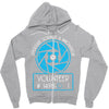 aperture science volunteer Zipper Hoodie