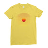 Sunset Lines Ladies Fitted T-Shirt