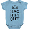 Magnifique With Crown Baby Bodysuit