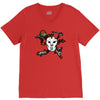 masked chaos V-Neck Tee