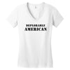 deplorable american Women's V-Neck T-Shirt
