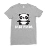 Baby Panda Ladies Fitted T-Shirt