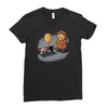 we all float Ladies Fitted T-Shirt