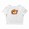 pizza pug Crop Top