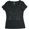 peaceful Women's Triblend Scoop T-shirt