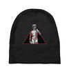 david with rose tattoo Baby Beanies