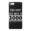 legends are born in 2000 hoodie 6 iPhone 7 Case