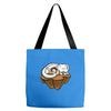 the neverending friendship Tote Bags