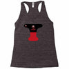 pool black red Racerback Tank