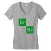 breaking bad  walter white meth breaking bad t shirt Women's V-Neck T-Shirt