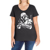 star wars bobba fett inspired tee Ladies Curvy T-Shirt