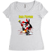 joke fiction Women's Triblend Scoop T-shirt