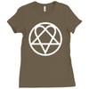 him heartagram new Ladies Fitted T-Shirt