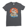 japanese world Ladies Fitted T-Shirt