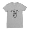 i'm this many Ladies Fitted T-Shirt