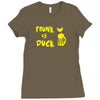 frunk as duck Ladies Fitted T-Shirt