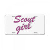 scout girl License Plate
