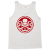 red skull logo avengers marvel comics gift Tank Top