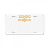 domino License Plate