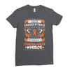 Never Underestimate The Strength Of A Leukemia Cancer Warrior Ladies Fitted T-Shirt