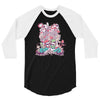 mushroom party 3/4 Sleeve Shirt