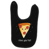 i love pizza! Baby Bibs