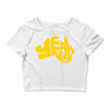 yeah nah Crop Top