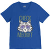 CHECK MEOWT CAT V-Neck Tee