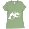 ask me about my raptor! Ladies Fitted T-Shirt