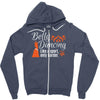 belly dancing only harder Zipper Hoodie