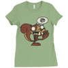 zombie ardilla Ladies Fitted T-Shirt