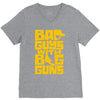 bad guys with big guns V-Neck Tee