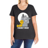 peanut wars Ladies Curvy T-Shirt