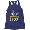 kings are born in 1960 Racerback Tank