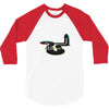 pedestrians vectorized 3/4 Sleeve Shirt