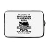 motorrad papa Laptop sleeve