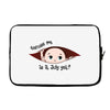 July Peeking Out Baby Boy Laptop sleeve