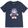 skull bolt V-Neck Tee