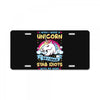 I Wish I Were A Unicorn So I Could Stab Idiots With My Head License Plate