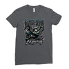 black bood Ladies Fitted T-Shirt