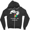 unicorns are overrated Zipper Hoodie