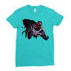moster name Ladies Fitted T-Shirt
