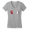 listen to your conscience Women's V-Neck T-Shirt