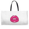 lips shiny Weekender Totes